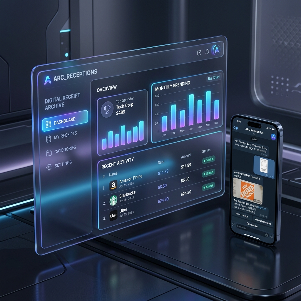 Receipt Archive Dashboard